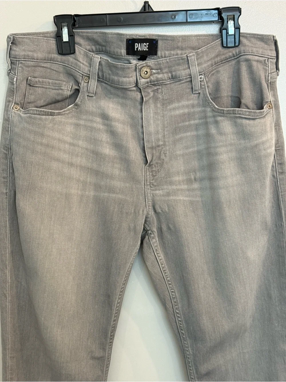 Men’s PAIGE Federal Slim Gray Jeans. Size 36.